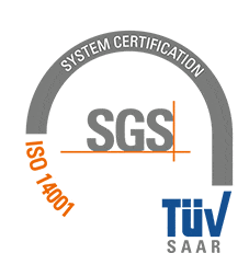 ISO 14001 SGS zertifiziert